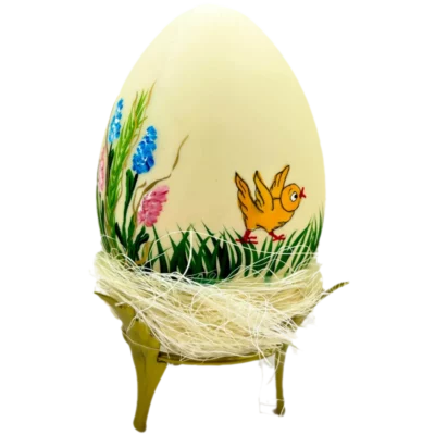 Kremowe jajko zając i piskle