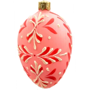 Różowa pisanka wisząca