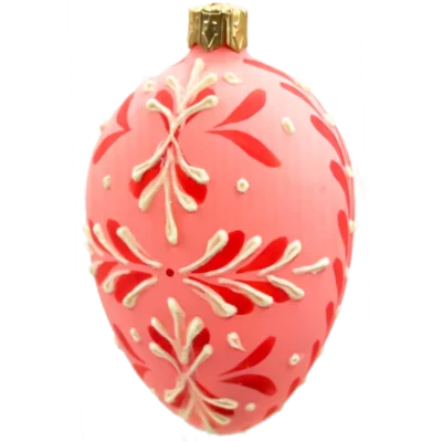 Różowa pisanka wisząca