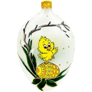 Ozdoba wielkanocna Pisklątko z pisanką