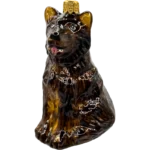 Bombka szklana Piesek z brązowym futerkiem