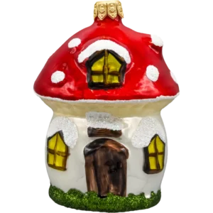 Bombka szklana Syn Bombkarza Grzybkowy domek