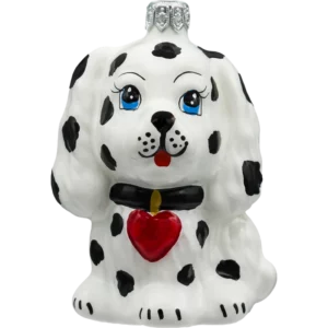 Szklana Bombka Choinkowa Figurka Uroczy Dalmatyńczyk