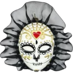 Ozdoba szklana Maska karnawałowa w stylu Dia de los Muertos