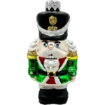 Bombka szklana Dziadek do orzechów - zielony