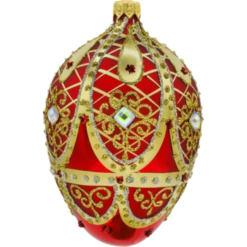 Ekskluzywne jajo Faberge: czerwone