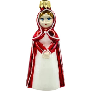 Bombka szklana Dziewczyna w czerwonym płaszczu