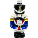 Bombka szklana Dziadek do orzechów - niebieski