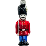 Bombka szklana Królewski strażnik - czerwony