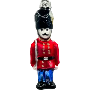 Bombka szklana Królewski strażnik - czerwony