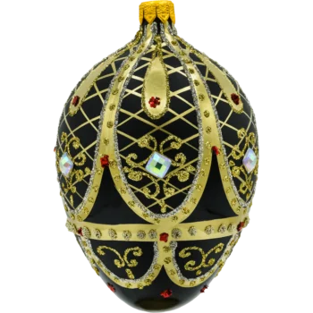 Ekskluzywne Jajo Faberge: czarne