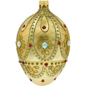 Bombka szklana Syn Bombkarza Ekskluzywne jajo Faberge: złote