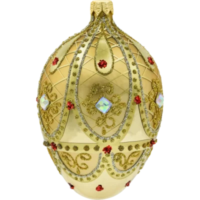 Bombka szklana Syn Bombkarza Ekskluzywne jajo Faberge: złote