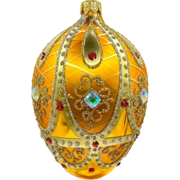 Ekskluzywne jajo Faberge: bursztynowe