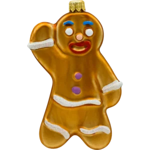 Bombka szklana Syn Bombkarza Piernikowy ludzik: brązowy