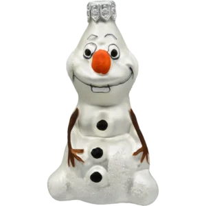 Szklana bombka choinkowa Bałwan Olaf