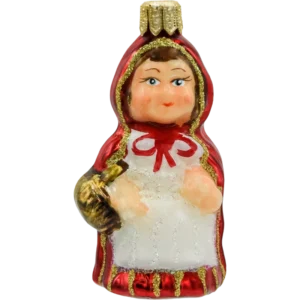 Bombka szklana figurka Czerwony Kapturek