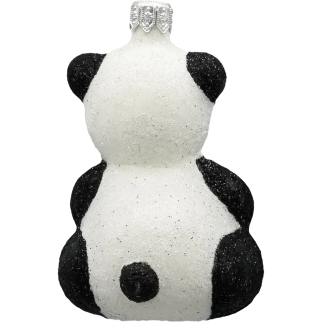 Bombka szklana Syn Bombkarza Panda z lizakiem tył