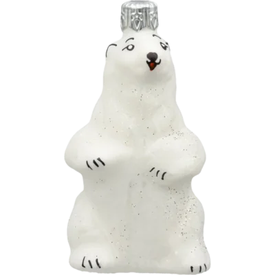 Bombka szklana Syn Bombkarza Niedźwiedź Polarny