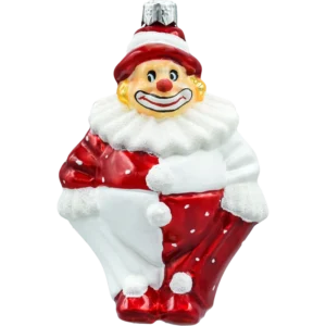 Bombka choinkowa szklana figurka Klaun