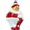 Bombka choinkowa szklana figurka Klaun bok