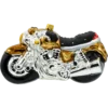 Szklana Bombka Choinkowa Figurka Motocykl: złoty profil