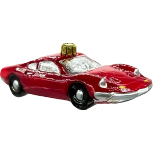 Bombka szklana Czerwony klasyczny samochód sportowy