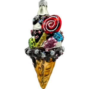 Czekoladowy lodowy rożek