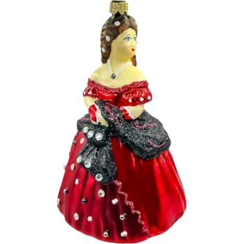 Dama w balowej sukni