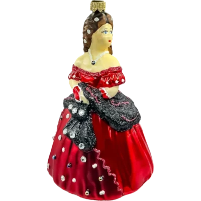 Szklana Bombka Dama w balowej sukni