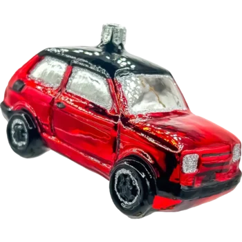 Fiat 126p Maluch: czerwony z czarnym dachem
