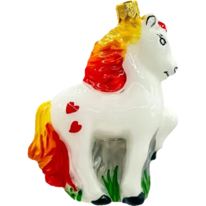 Szklana Bombka Konik w płomiennej grzywie