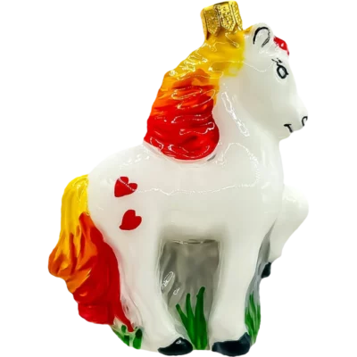 Szklana Bombka Konik w płomiennej grzywie