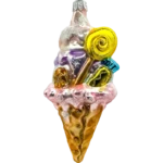 Bombka Szklana Pastelowy Lodowy Rożek