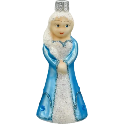 Szklana bombka choinkowa Królowa Śniegu