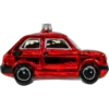 Szklana Bombka Choinkowa Figurka Fiat 126p Maluch: czerwony profil