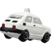 Szklana Bombka Choinkowa Figurka Fiat 126p Maluch: biały tył