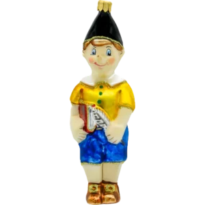 Szklana Bombka Choinkowa Figurka Pinokio