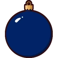 Ikonka Bombki niebieskie