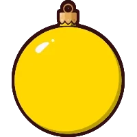 Ikonka Bombki żółte