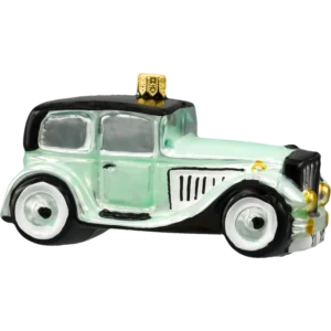 Bombka szklana Syn Bombkarza Klasyczny Retro Samochód: miętowy profil