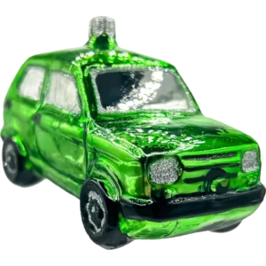 Szklana Bombka Choinkowa Fiat Maluch 126p: zielony