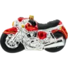 Szklana Bombka Choinkowa Figurka Motocykl: czerwony profil