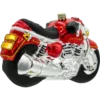 Szklana Bombka Choinkowa Figurka Motocykl: czerwony tył