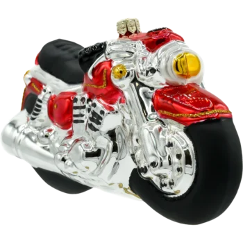 Motocykl: czerwony