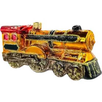 Szklana Bombka Choinkowa Lokomotywa retro