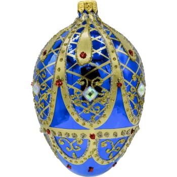 Ekskluzywne jajo Faberge: niebieskie