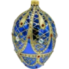Bombka szklana Syn Bombkarza Ekskluzywne jajo Faberge: niebieskie bok