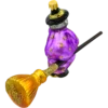 Bombka szklana Syn Bombkarza Magiczna Czarownica na Miotle tył