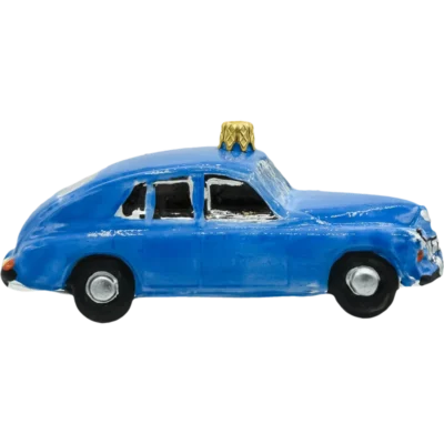 Bombka szklana Syn Bombkarza Klasyczne Auto w błękicie profil